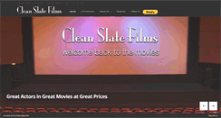 Desktop Screenshot of cleanslatefilms.com