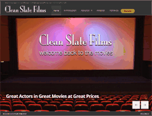 Tablet Screenshot of cleanslatefilms.com